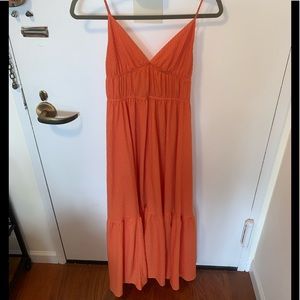 Orange Maxi Dress
